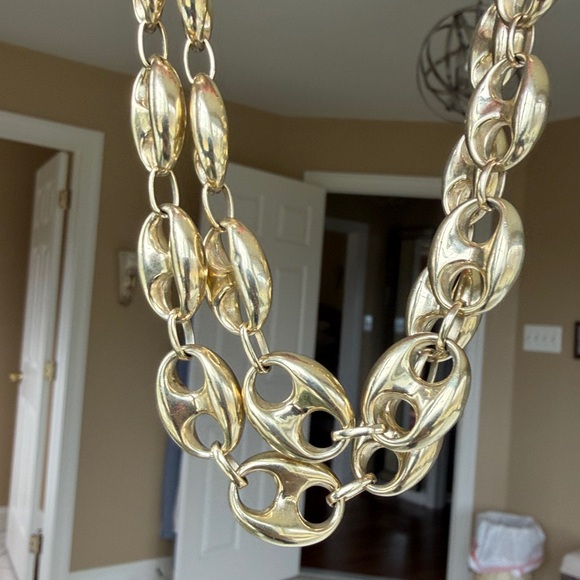 10 karat gold, mariner, chain necklace - Picture 12 of 16